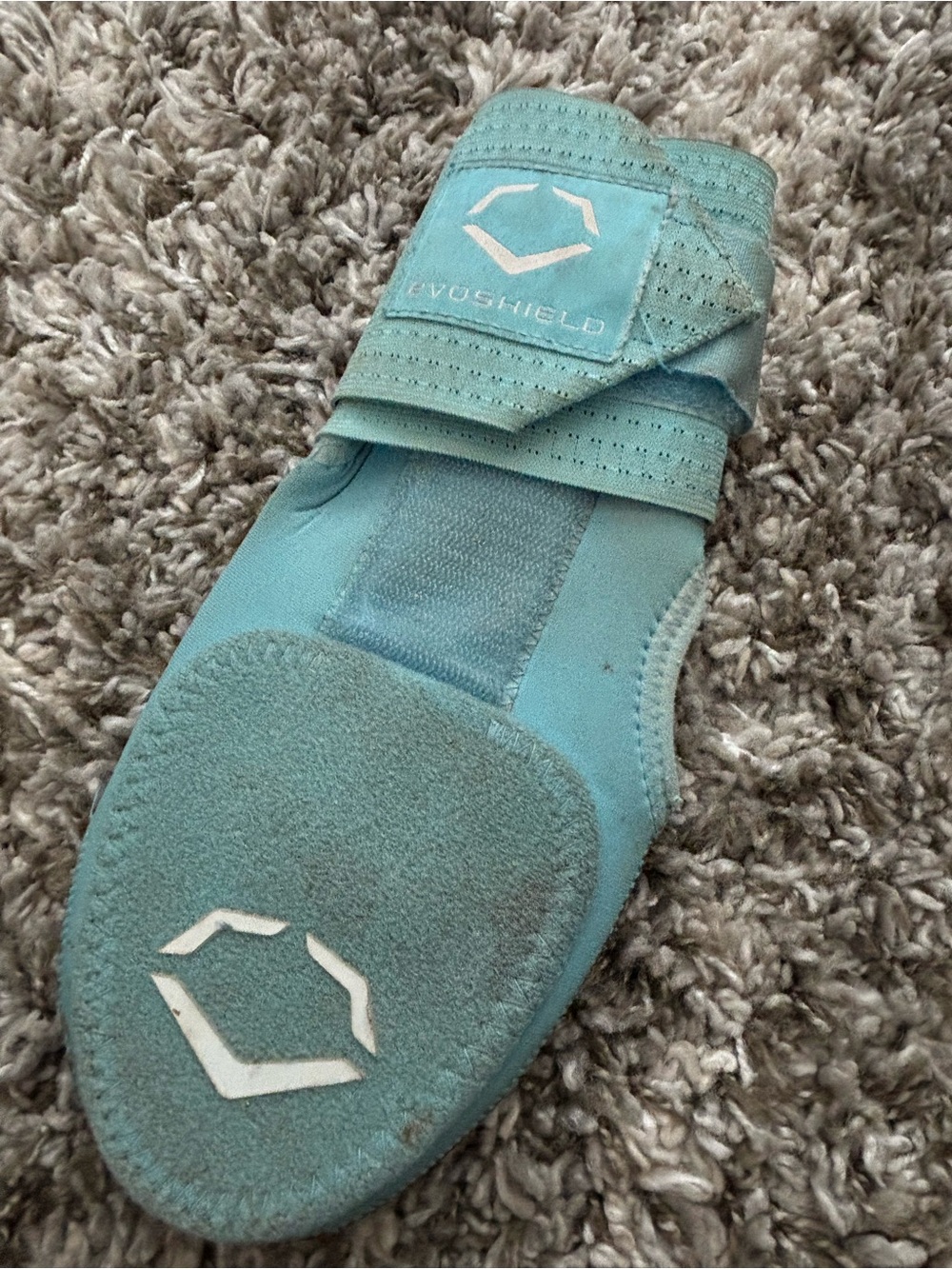 EVOSHIELD Youth Slide Guard in Teal